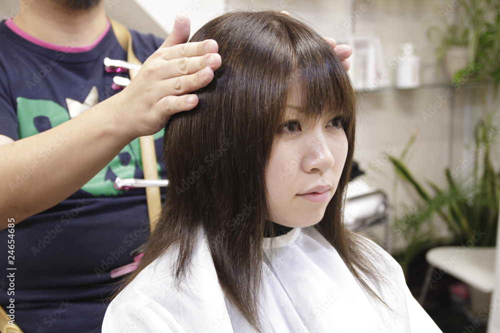 Naklejka premium 女性