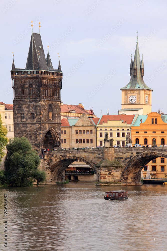 Prague Old Town with the Bridge Tower