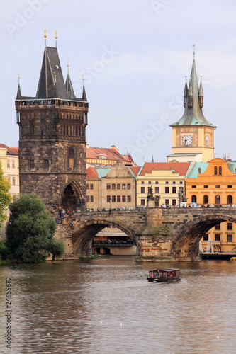 Prague Old Town with the Bridge Tower © Kajano
