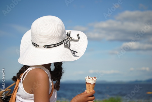 girl with icecream