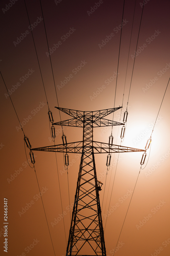 high voltage line