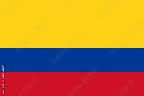 Drapeau de la Colombie photo