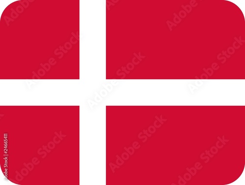 Free Download Drapeau du Danemark aux coins arrondis - GFXLoad