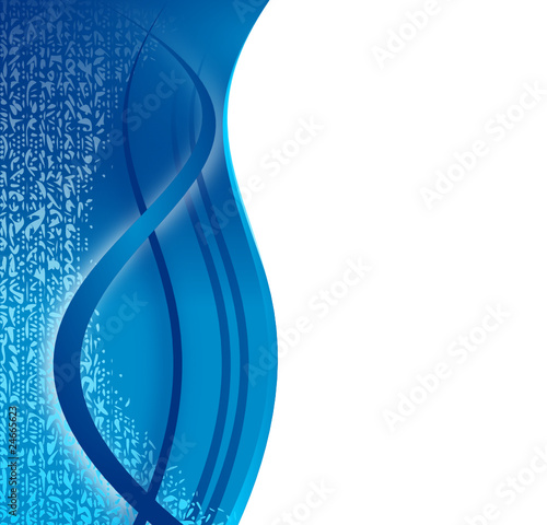 fond ou bannière bleu, moderne