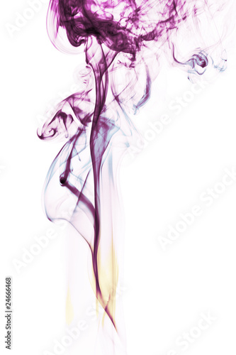 Abstract background of beautiful color smoke waves.