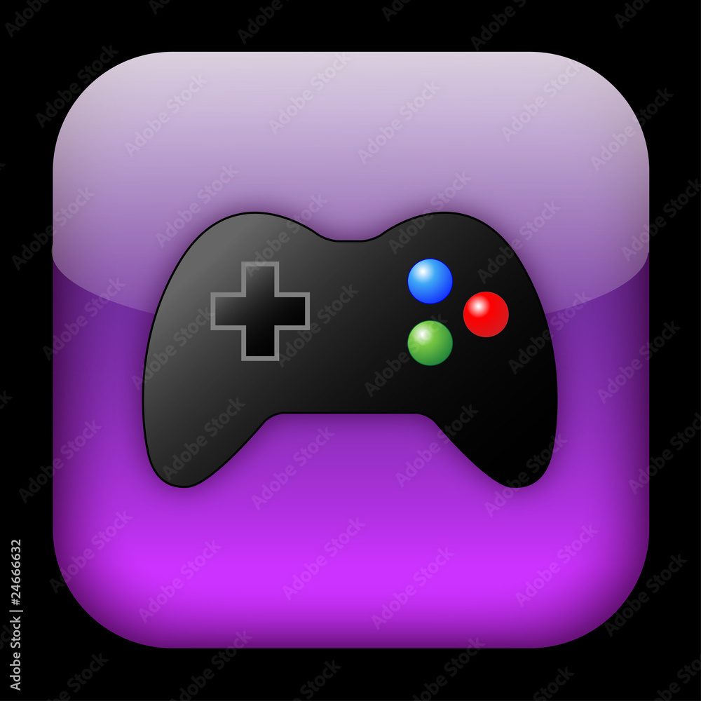VIDEO GAMES Web Button (play online gamepad joypad control pad) Stock  Illustration | Adobe Stock