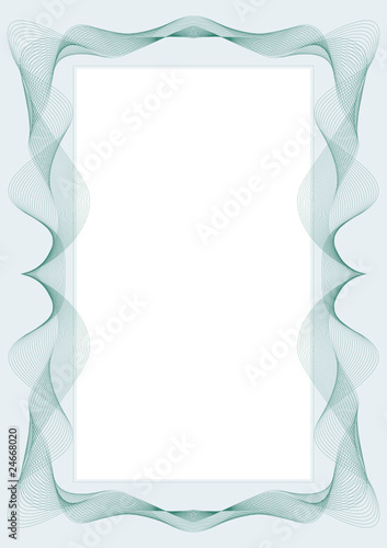 Guilloche vector frame