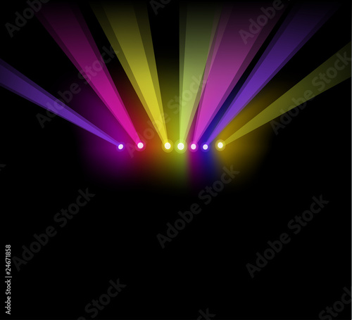 disco color lights