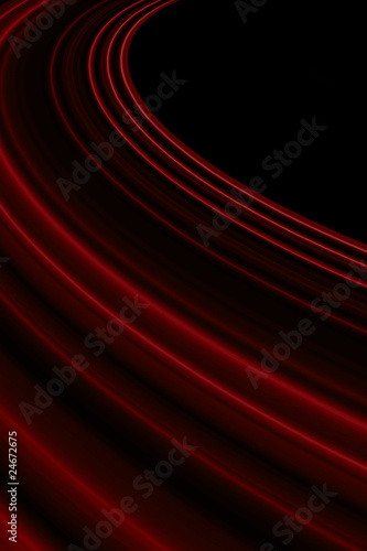 Twisted abstract stripe design illustration