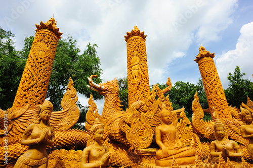 Candle Festival, Thailand photo