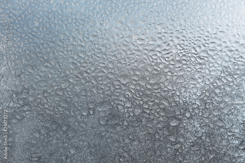 frozen water drops on glass