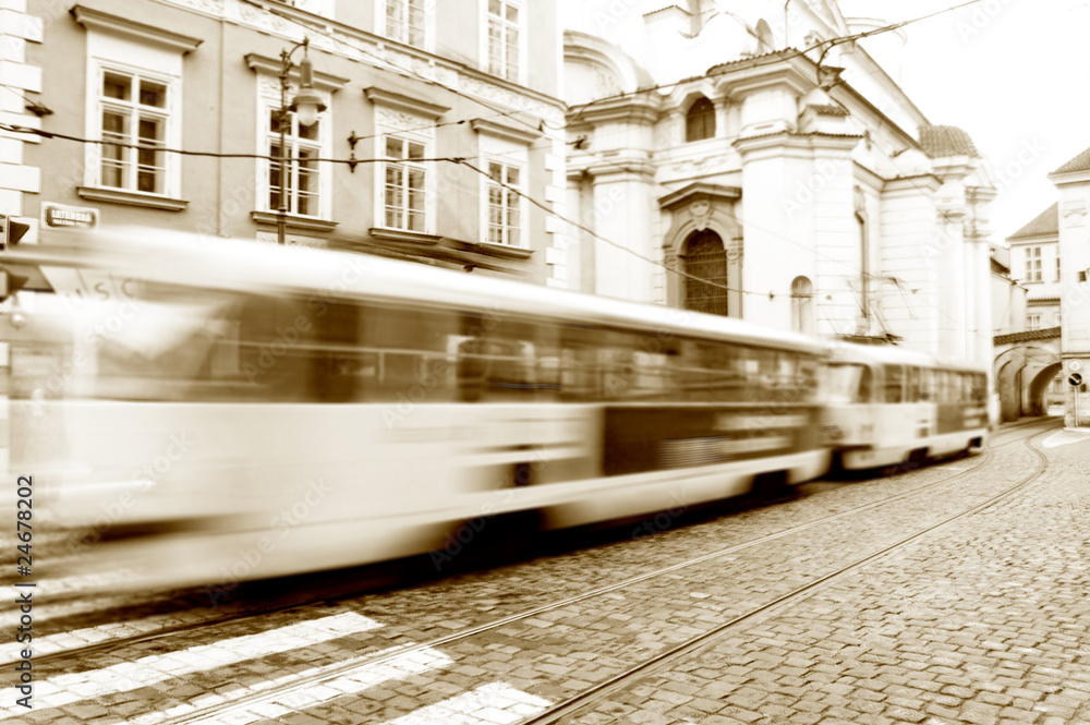 Naklejka premium Tram.