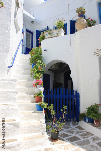 Εκτύπωση καμβά maison de paros