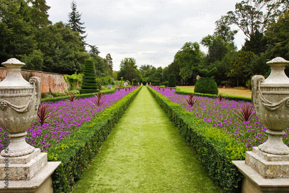 A Formal English  Landscaped Garden