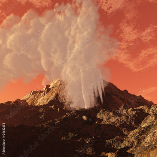 Volcanic eruption