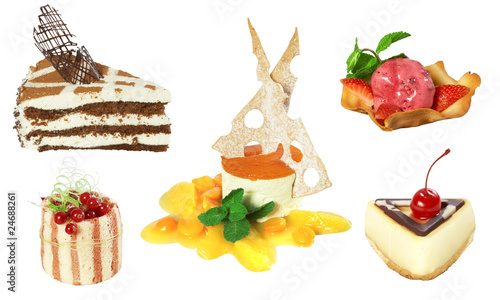 Set of 5 cakes