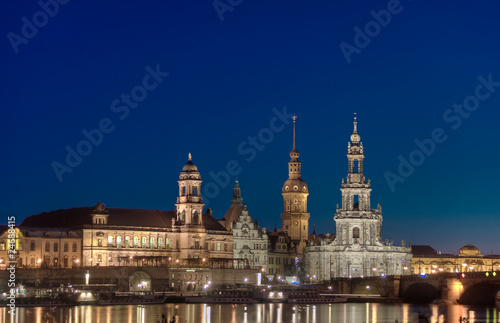 Dresden abendliches Panorama