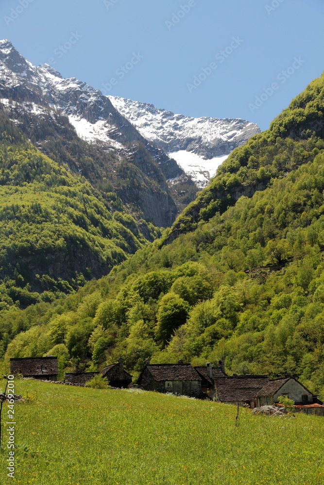 Ticino mountain village
