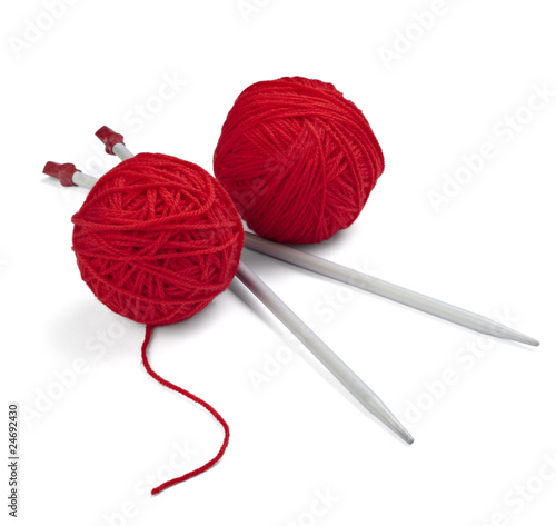 wool knitting needlecraft Fototapet