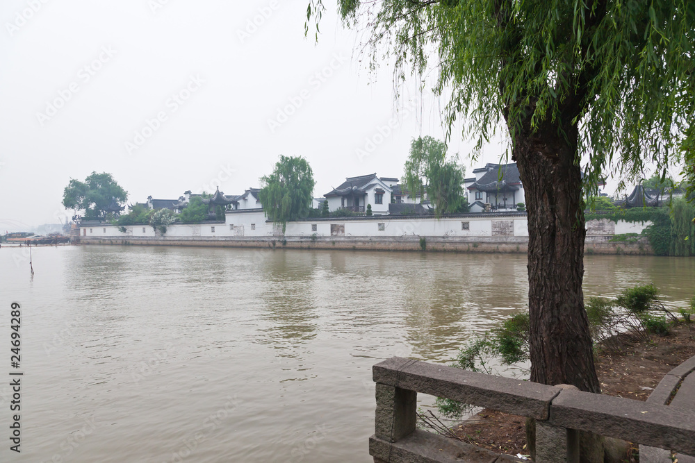 famous feng-qiao scenery area in Suzhou