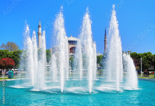 A fountain near the Hagia Sophia in Istanbul
