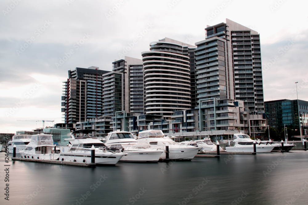 Naklejka premium View of Melbourne Docklands