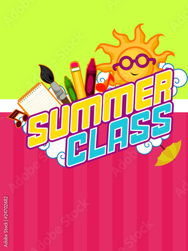 Summer Class Flyer Design
