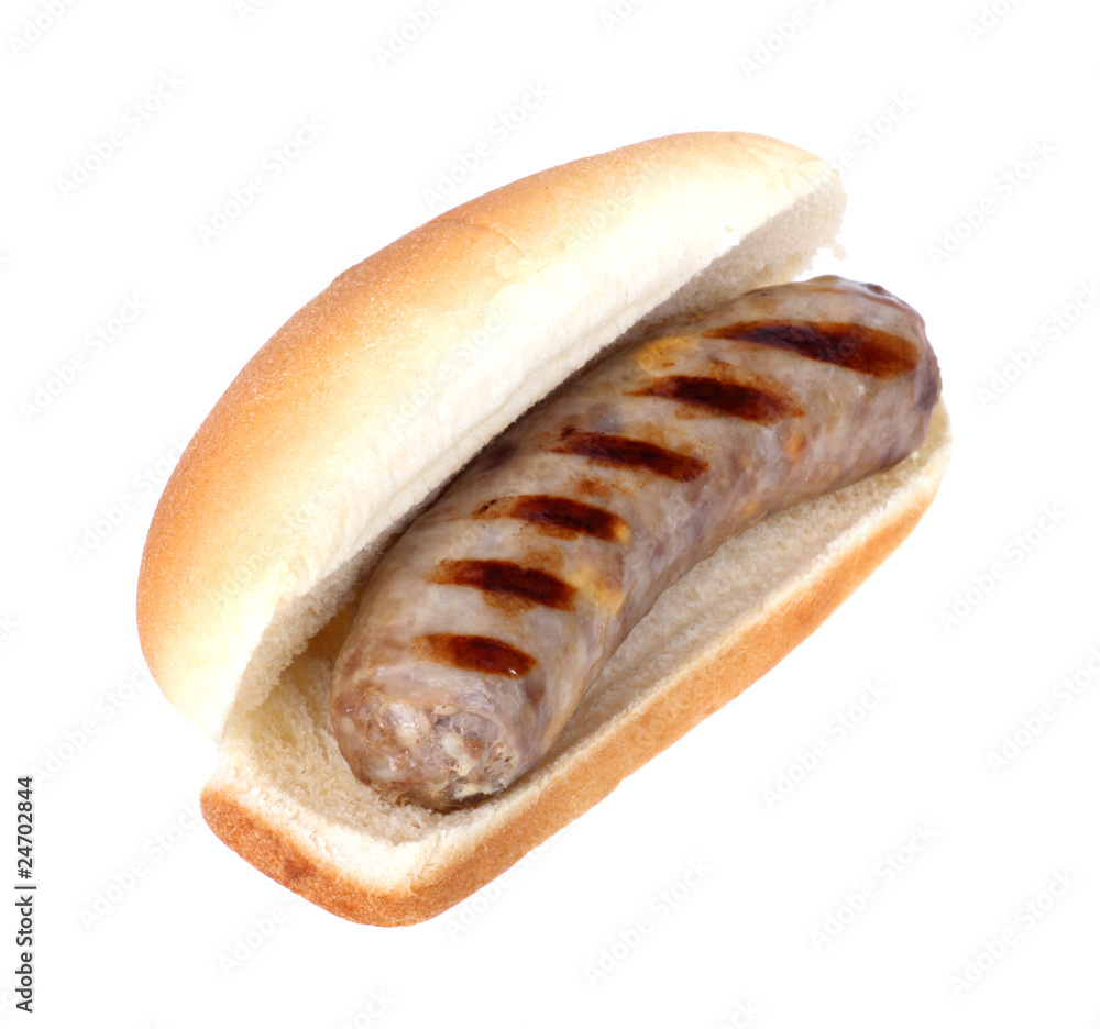 Bratwurst on a Bun