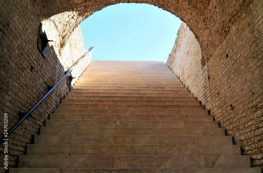 Obraz premium Stairs to sky