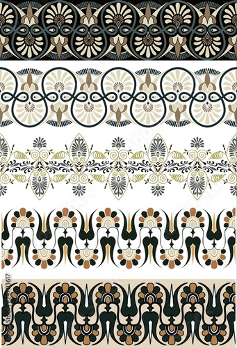 Ancient Greek ornament set for design