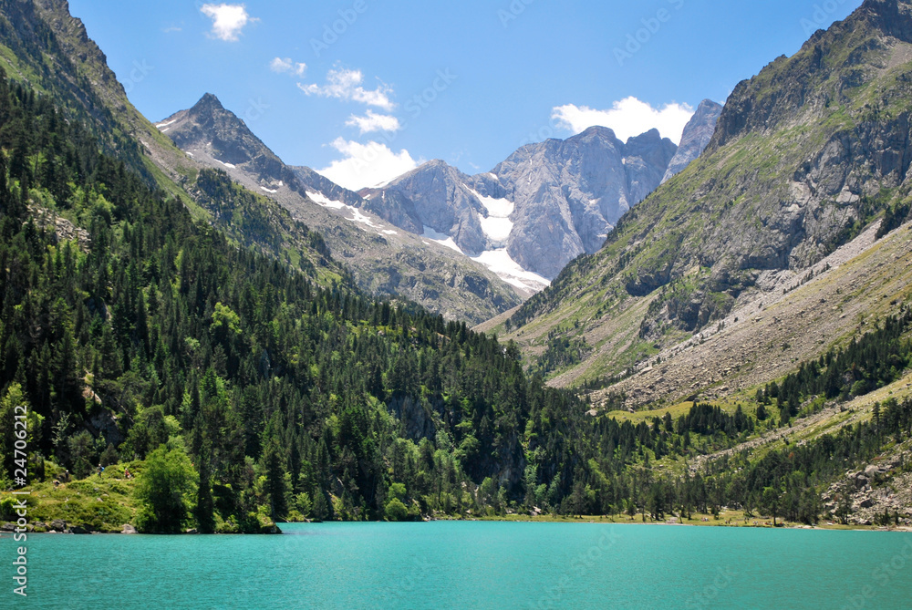 Depuis le lac de Gaube