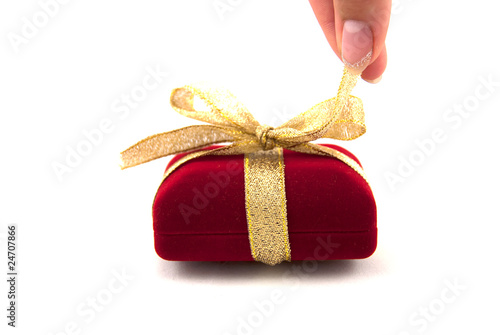 Fotografija Gift box unwrapping