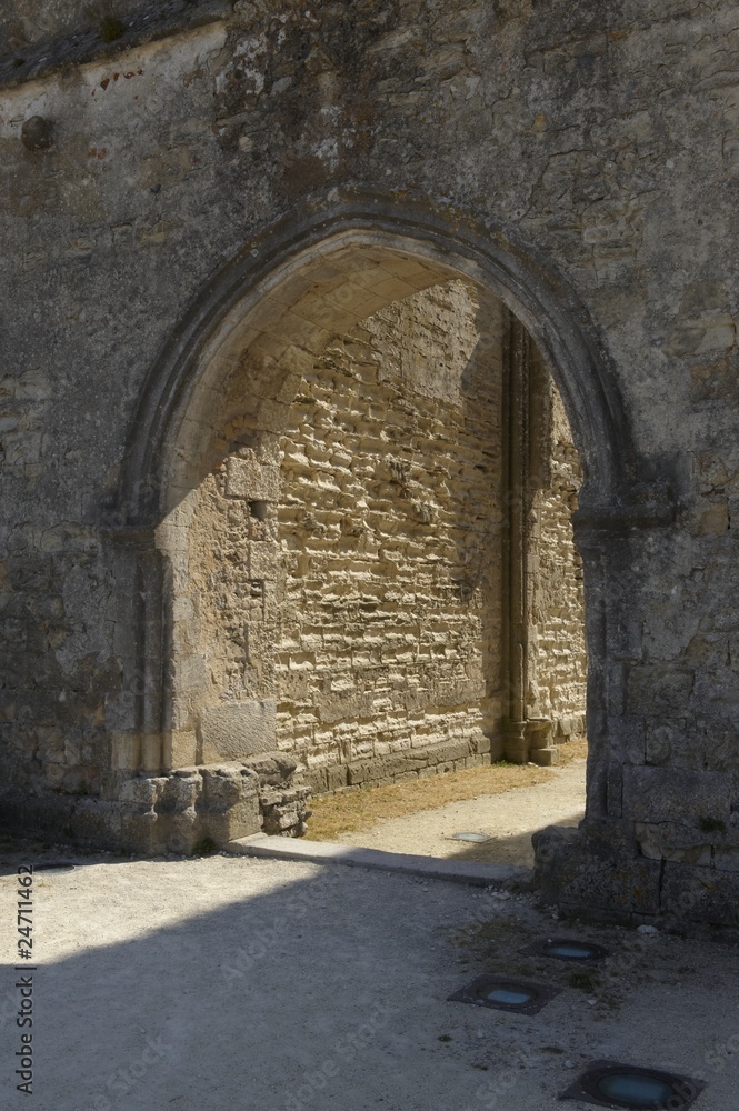 Naklejka premium abbaye des châteliers ile de ré