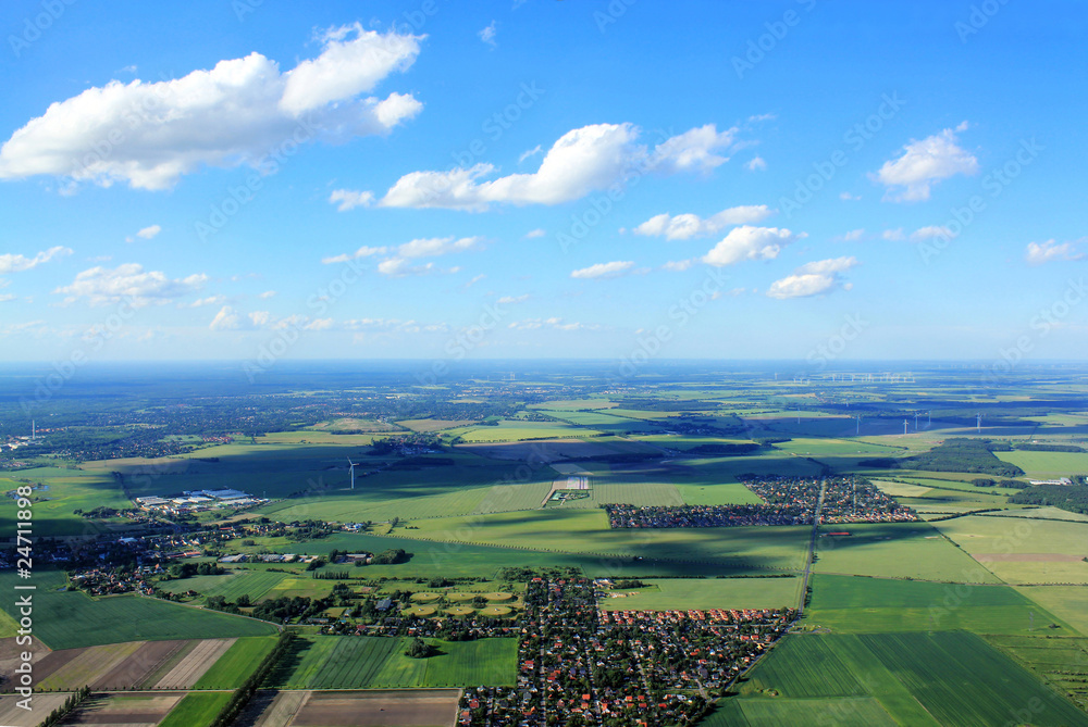 Luftaufnahme über Deutschland - Brandenburg