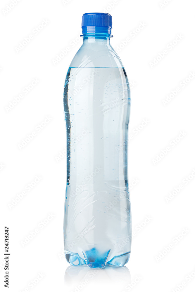 Naklejka premium Small bottle of soda water