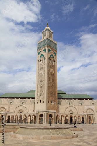 Minarett der Moschee Hassan II in Casablanca - Marokko