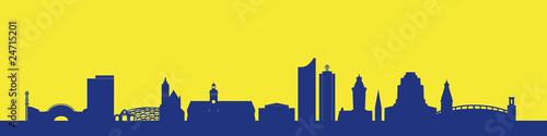 Leipzig Silhouette (Umriss)