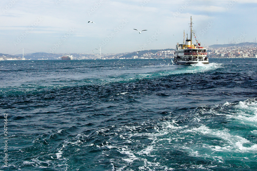 Bosphorus Strait in Istanbul