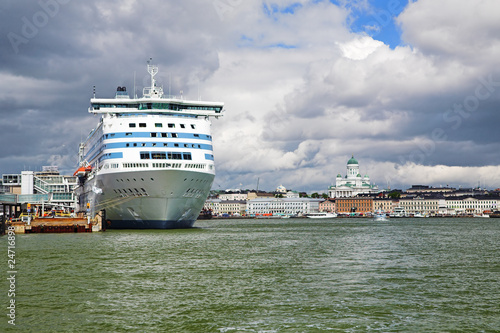View on Helsinki from sea