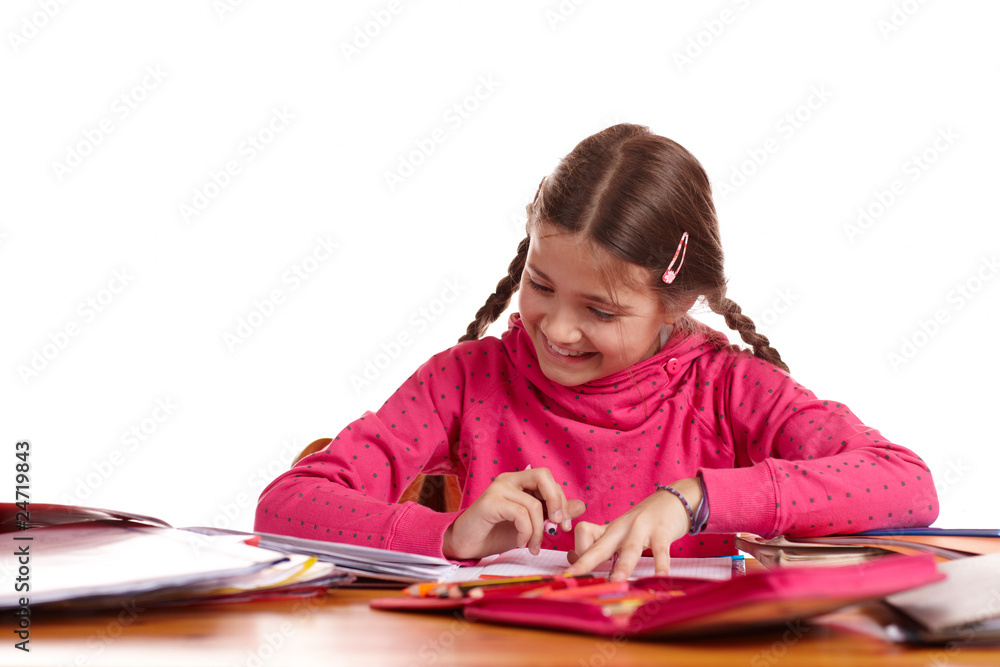 Mädchen in der Schule Mädchen in der Schule