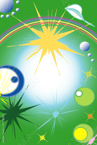 Colorful natural background