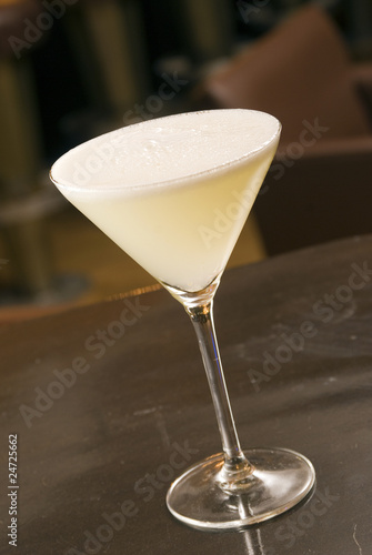 White Lady Martini cocktail