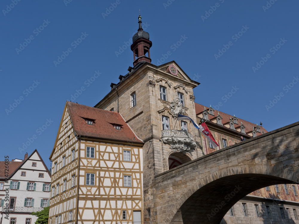 Fototapeta premium Altes Rathaus in Bamberg