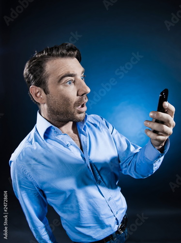 Man Portrait Stun telephone photo