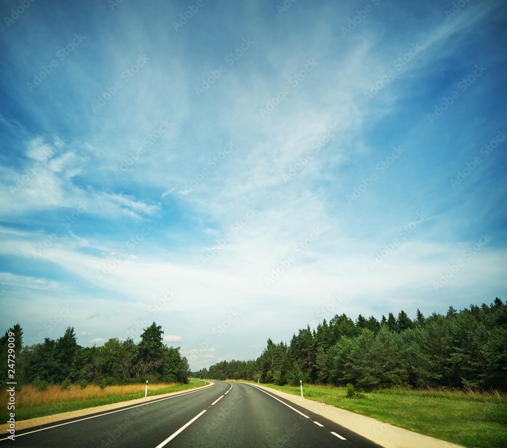 Fototapeta premium Country road