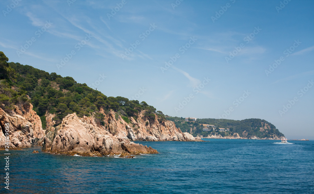 Cliff coast of Costa Brava