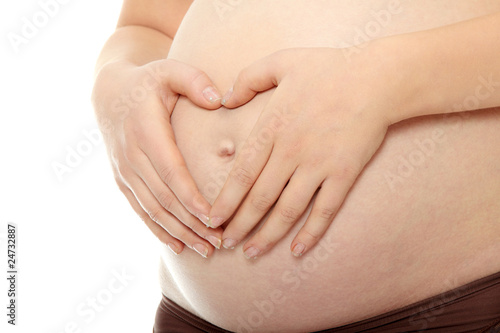 Wallpaper Mural Belly of a pregnant woman Torontodigital.ca