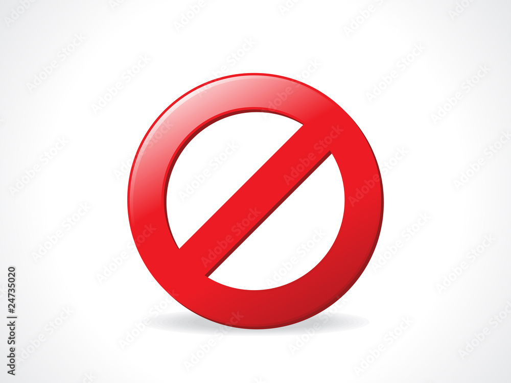 abstract glossy stop icon abstract glossy stop icon