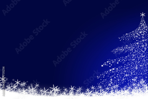 Weihnachtsbaum Schnee