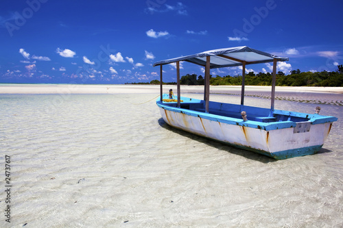 Boat on the beach.